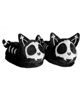Skelekitty Slippers