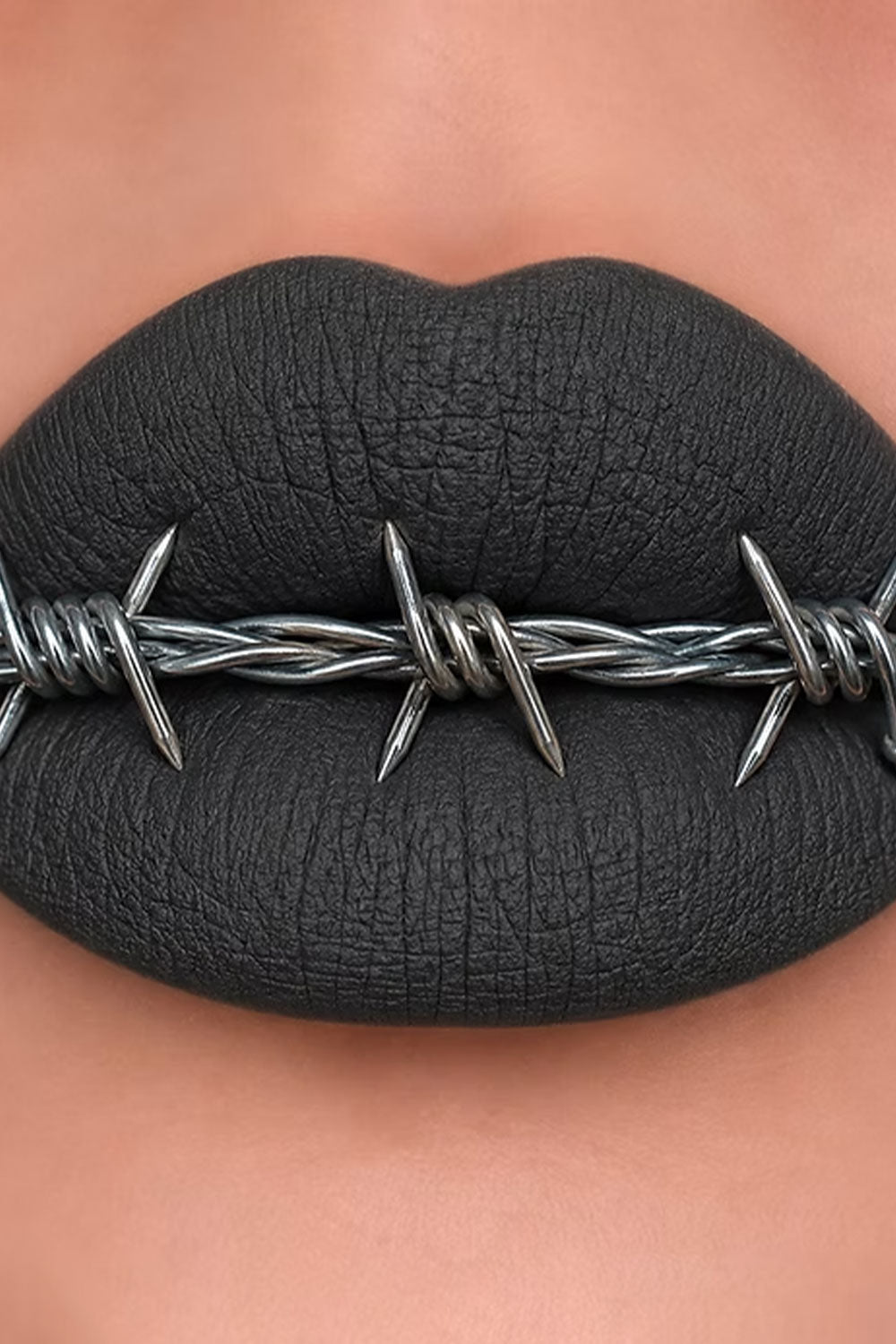 Bold matte gray lip gloss from Curst Kosmetics