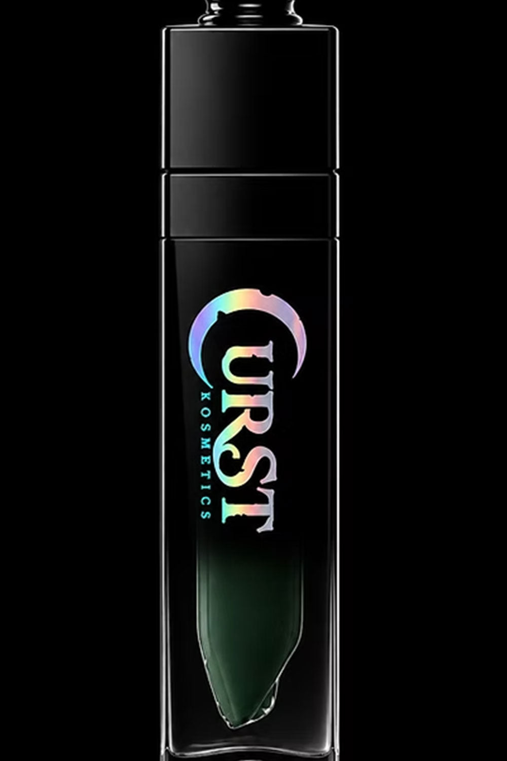 Dark Force green matte lip gloss in tube
