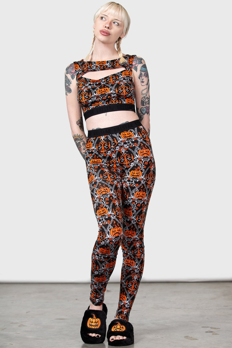 pumpkin leggings