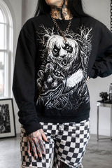 gothic panda bear sweater sweatshirt