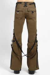Pantalones con cremallera y diseño militar de Tripp NYC [VERDE DEL EJÉRCITO]