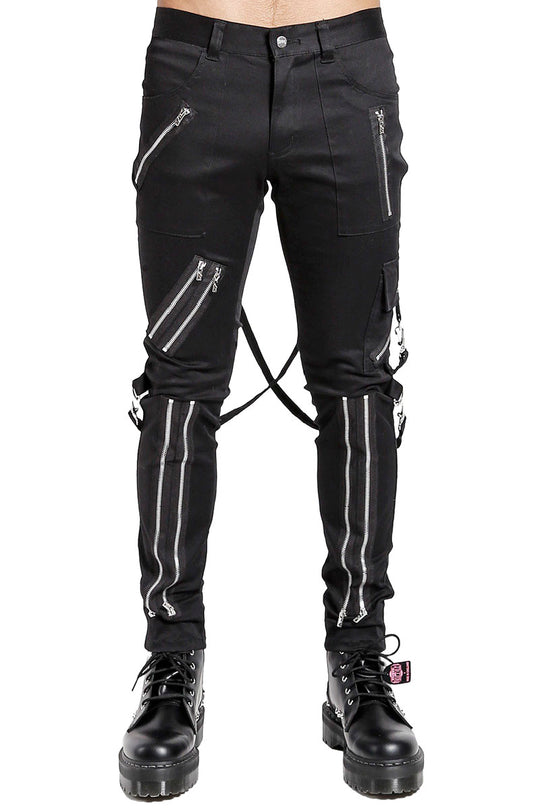 Tripp Straight-Leg Bondage Pants [Black] – VampireFreaks