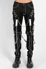 Pantalones Tripp Raider [negro/blanco]