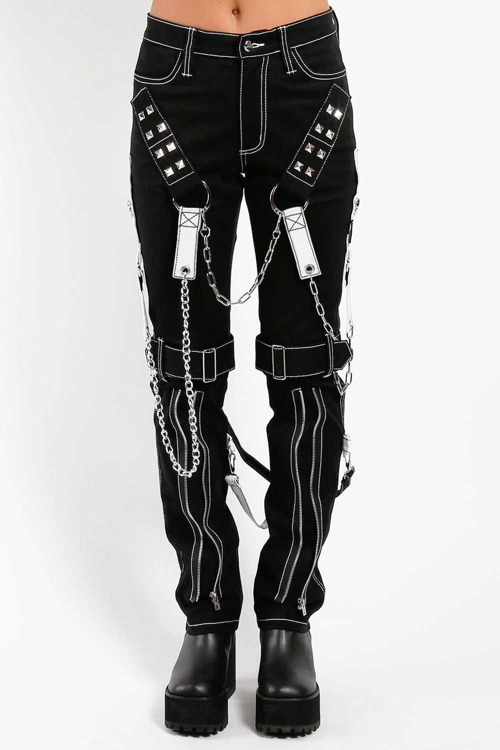 Pantalones Tripp Raider [negro/blanco]
