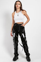 Pantalones Tripp Raider [negro/blanco]