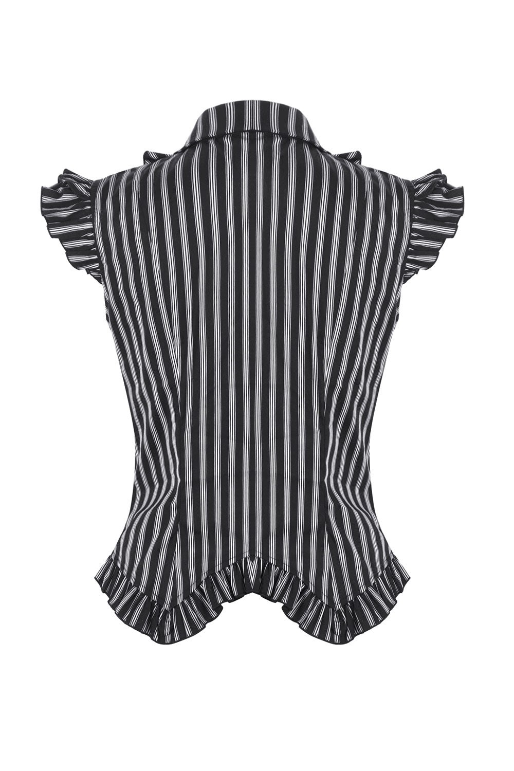 Womens striped fitted blouse