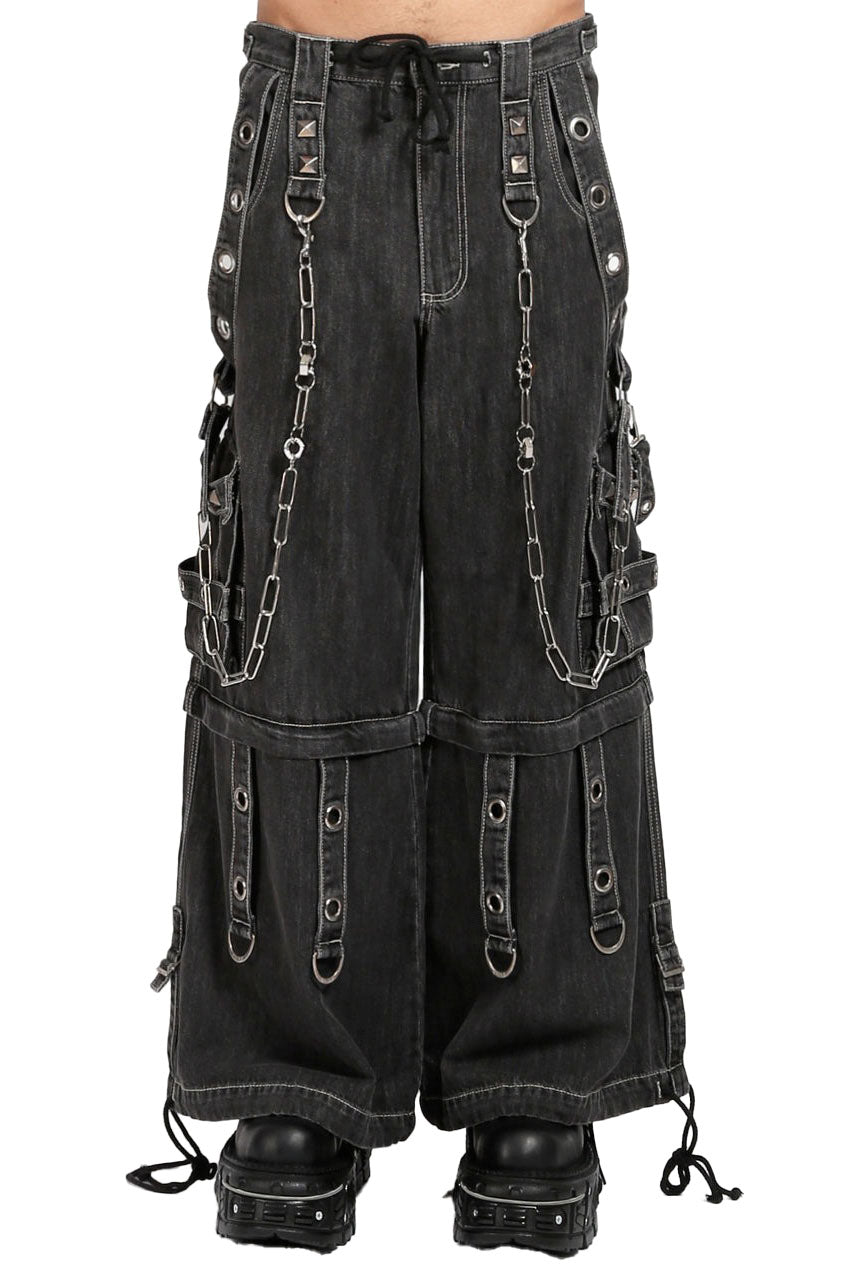 Pantalones con aro tórico Super O-Ring de Tripp NYC [DENIM NEGRO]