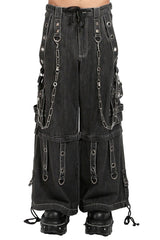 Pantalones con aro tórico Super O-Ring de Tripp NYC [DENIM NEGRO]