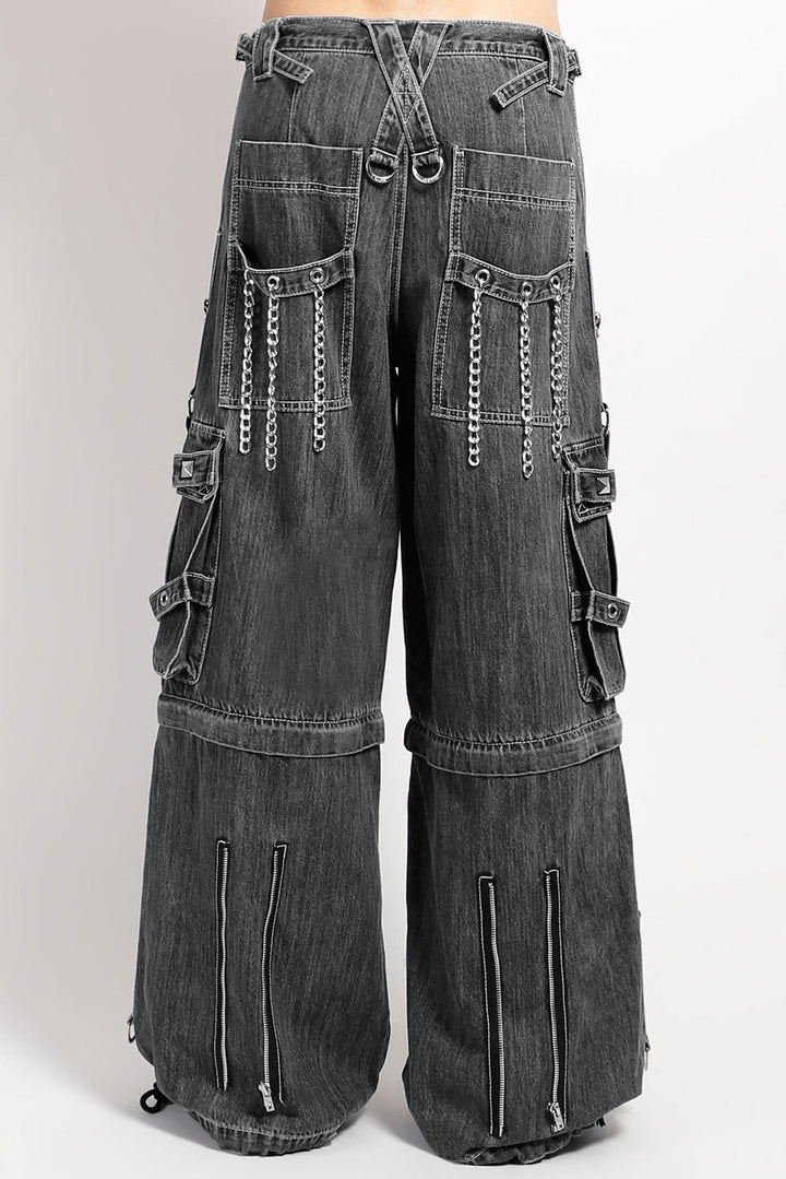 vintage denim baggy pants