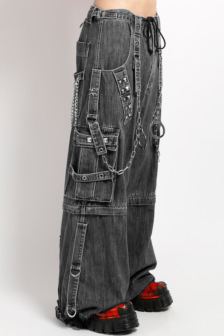 mens plus size street goth jeans