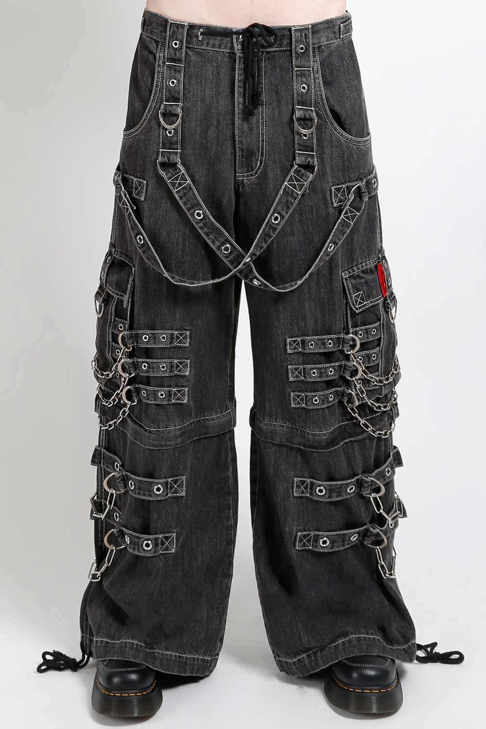 Tripp NYC Devil Skull Pants [Black Denim]