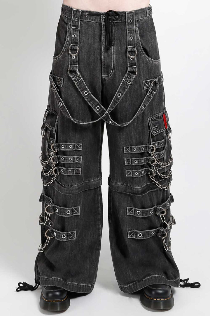 Tripp NYC Devil Skull Pants [Black Denim]