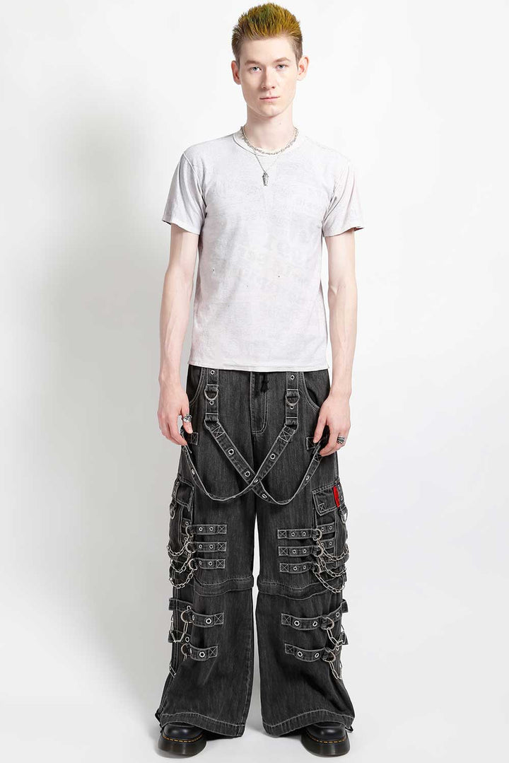 Tripp NYC Devil Skull Pants [Black Denim]
