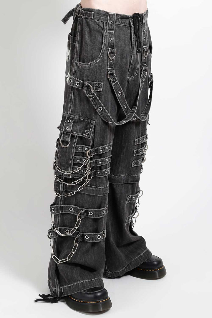 Tripp NYC Devil Skull Pants [Black Denim]