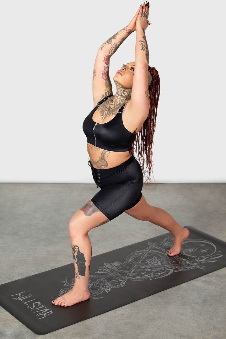 gothic yoga mat