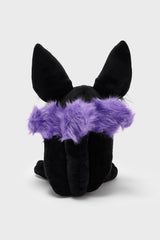 purple and black enchanting fairytale fantasy animal plushie stuffed animal cat by kreeptures