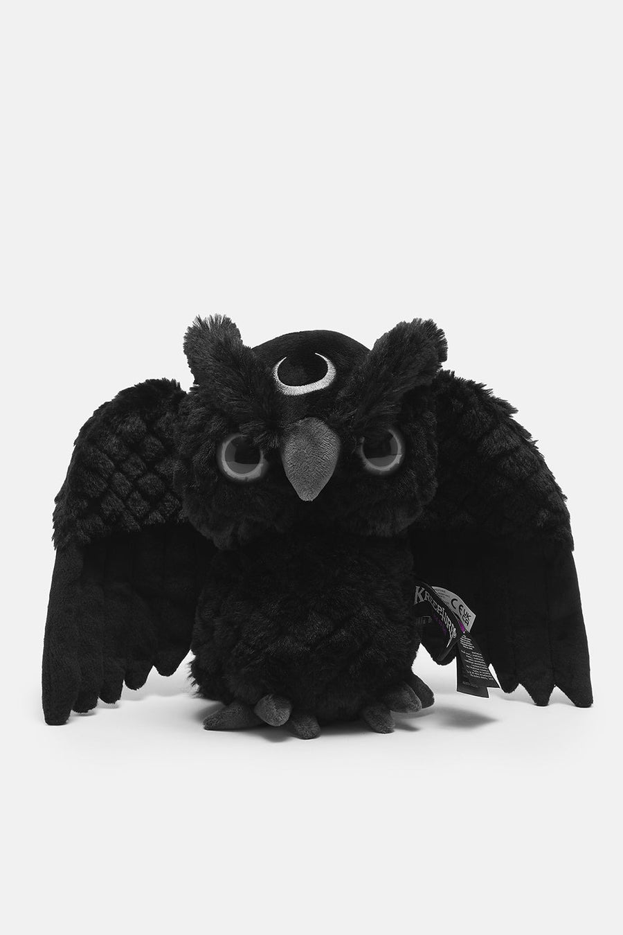 black owl plush toy
