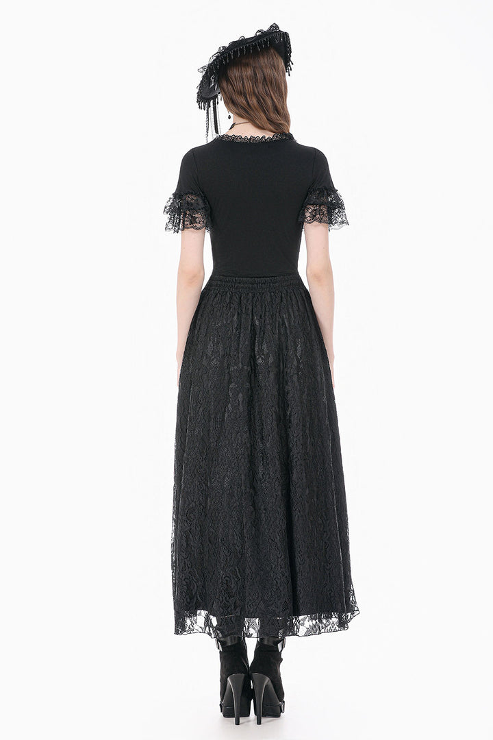Dark in Love womens lace skirt