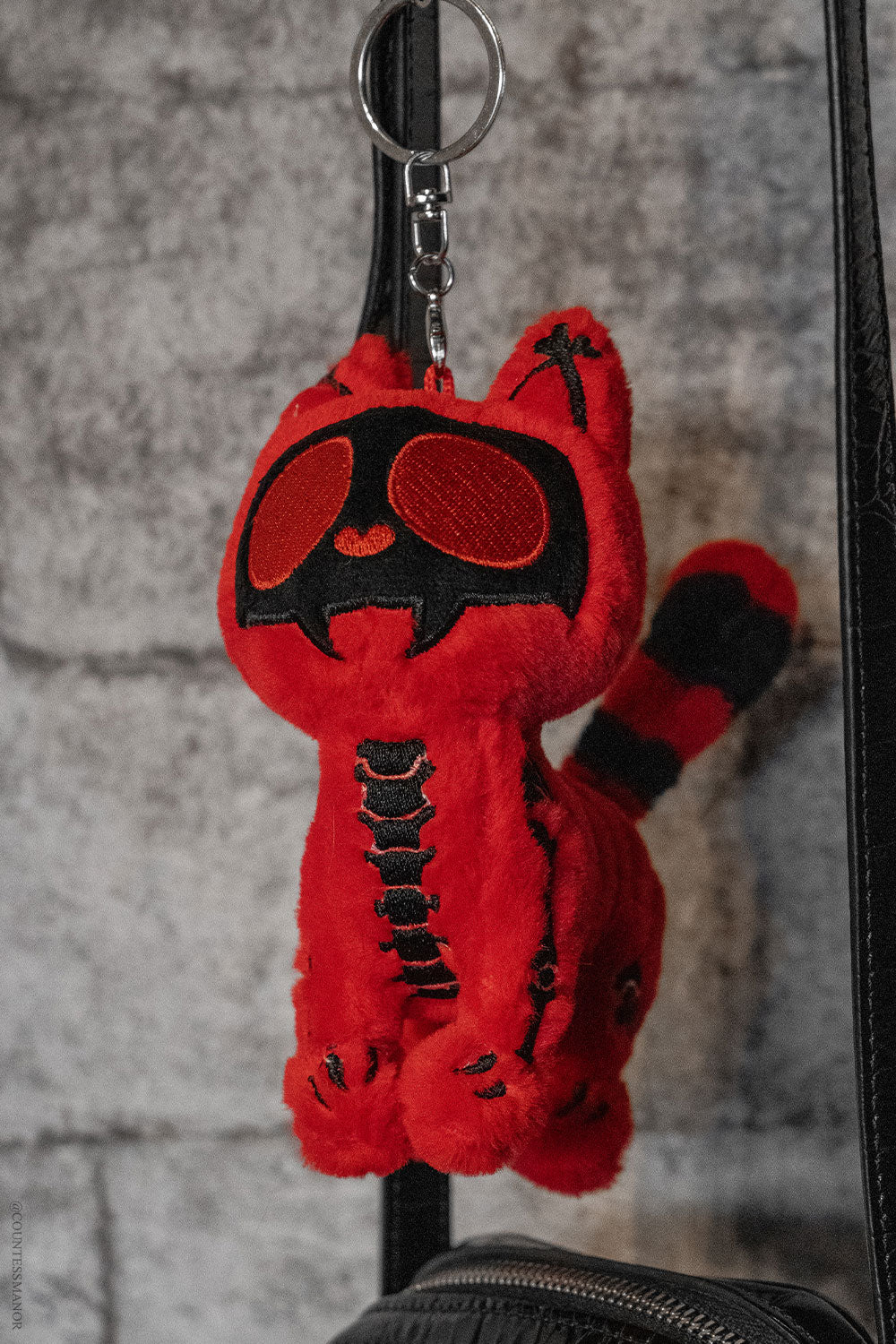 red skelekitty plush toy