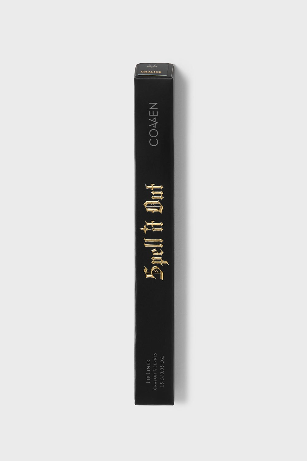 witchy gothic black lip liner by killstar