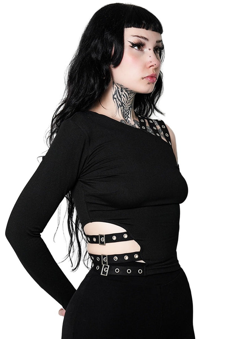 goth long sleeve grunge shirt