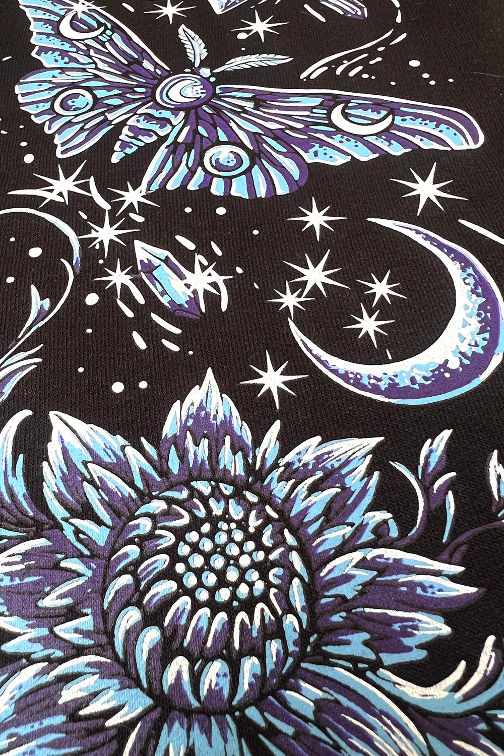enchanting magical dark fairycore lunar moth pants
