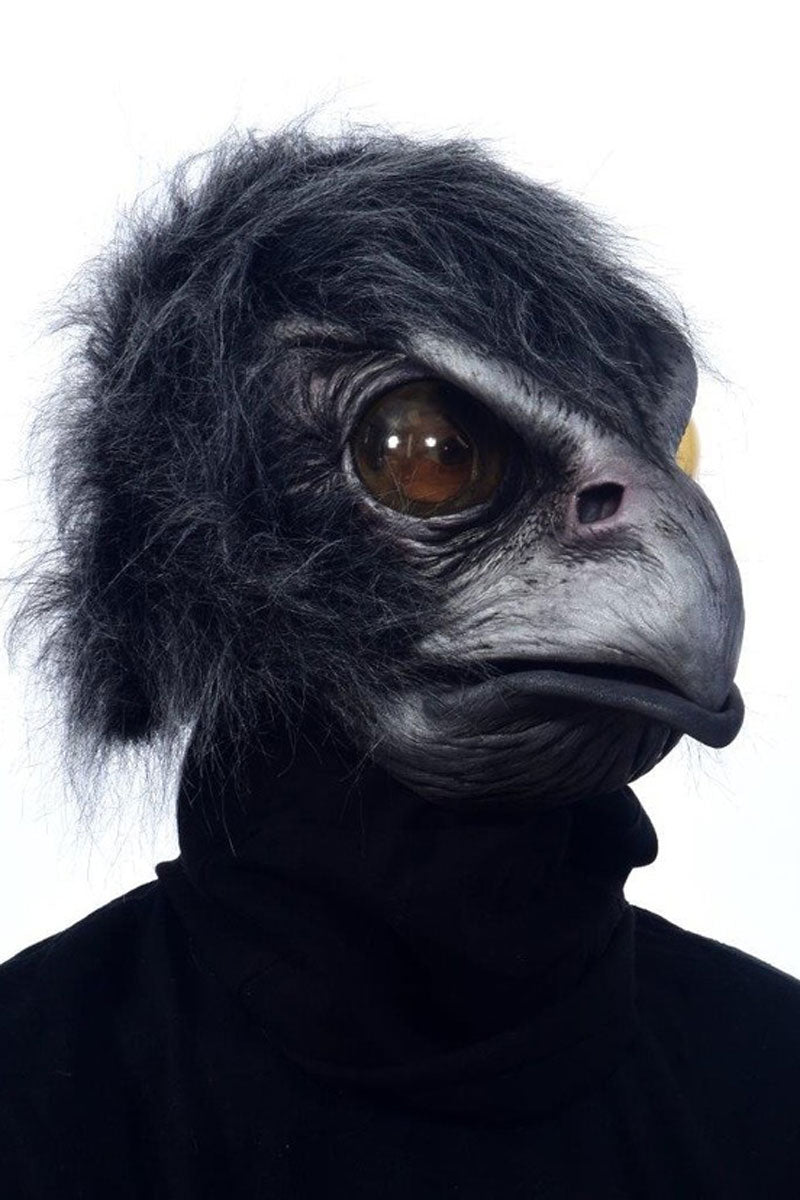 goth halloween bird mask