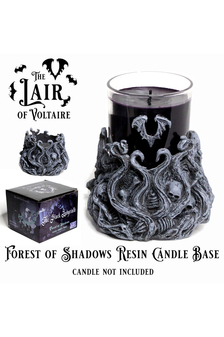 goth candle holder