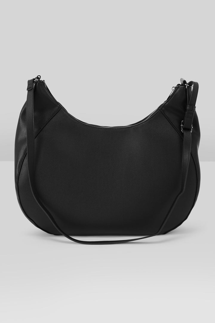 black gothic bag with adjustable shoulder strap