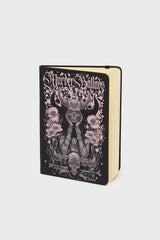 dark gothic heavy metal horned floral monster notebook 