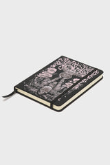 killstar gothic notebook with black ribbon bookmark 