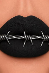 Bold matte black lip potion for goths from Curst Kosmetics