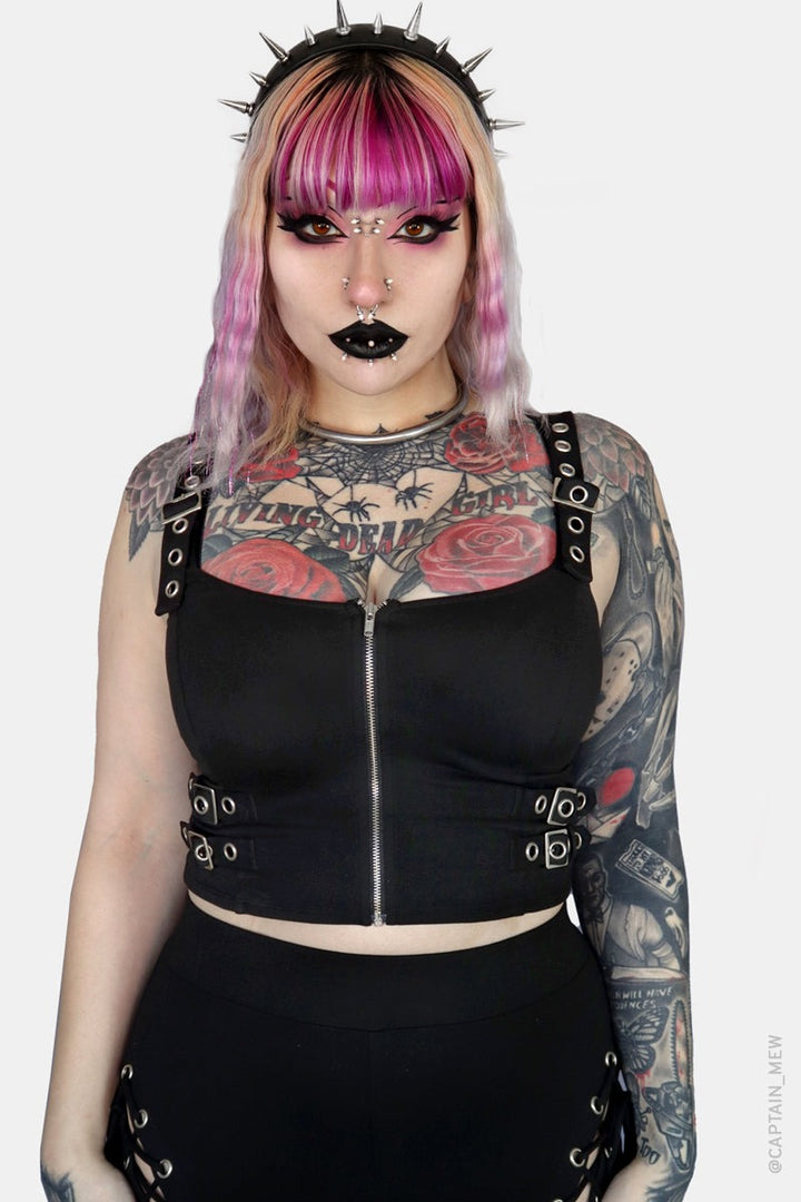 grunge goth tank top
