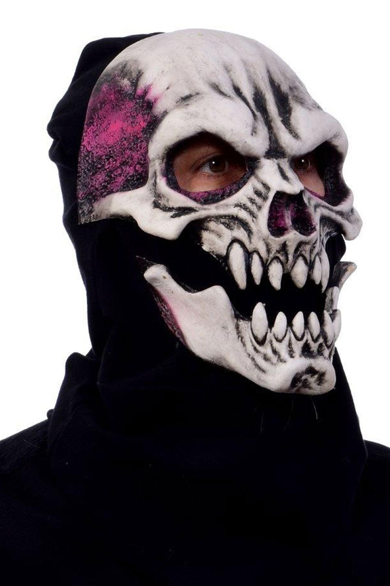goth skull halloween mask