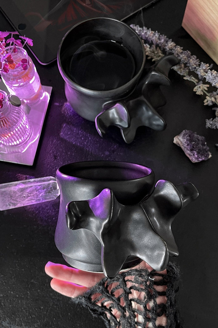 gothic black drinking cups