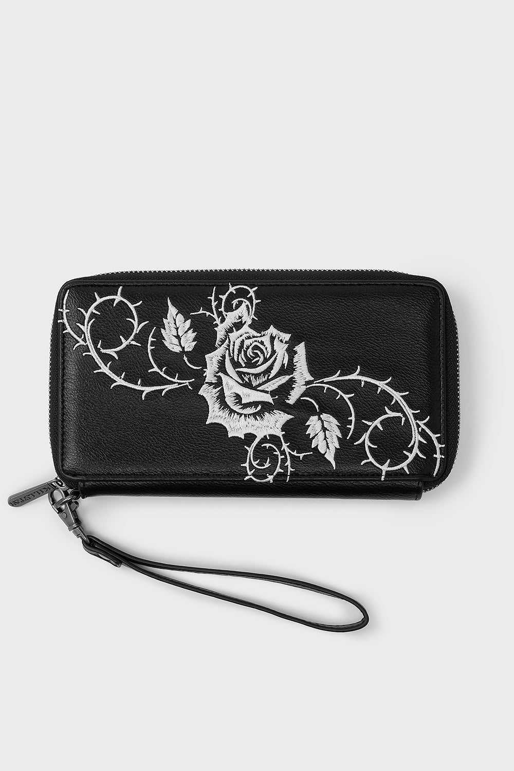 embroidered flower wallet
