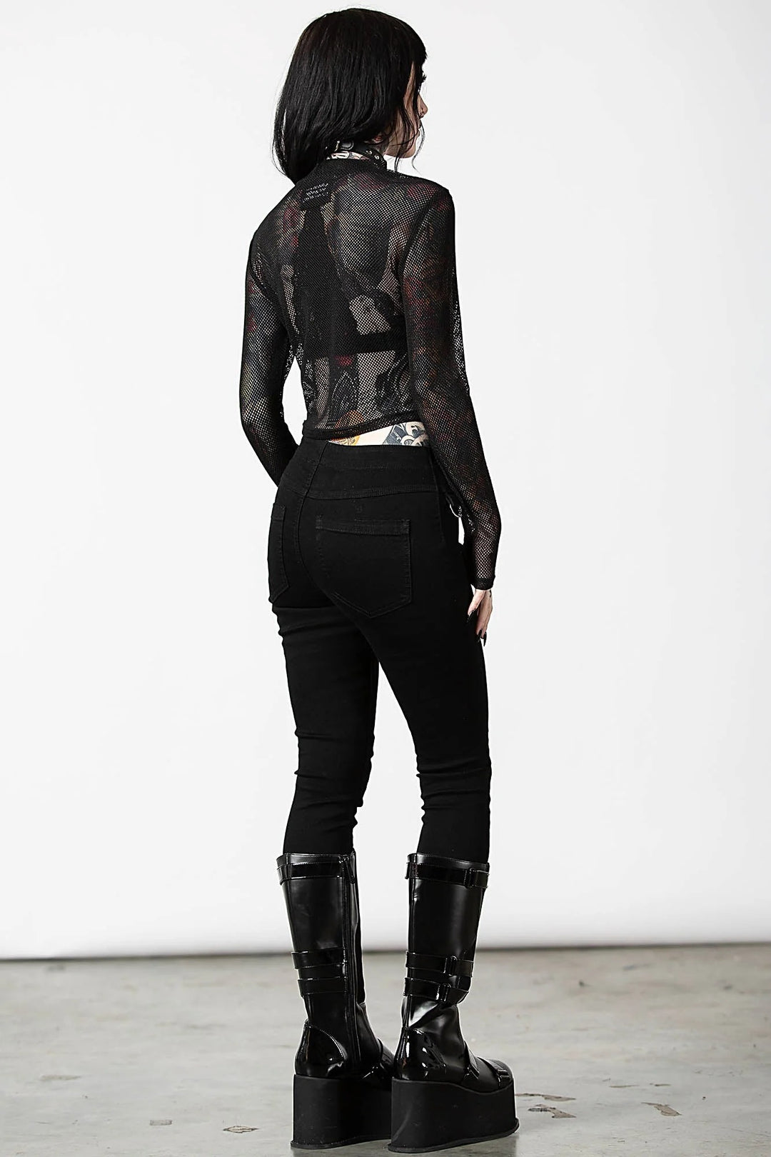 Planetary Party Mesh Top