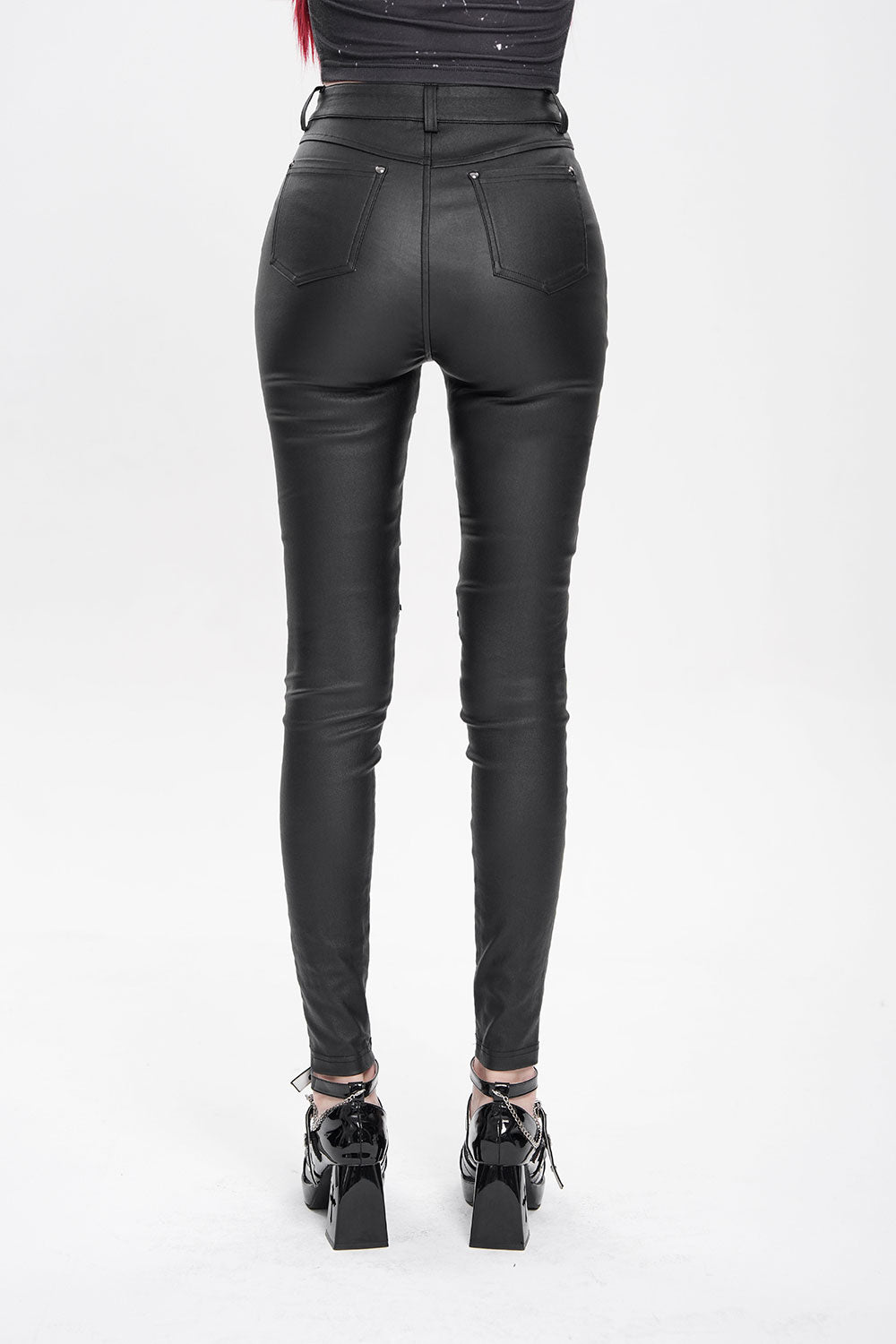 Goth womens fitted pants from Devil Fashion