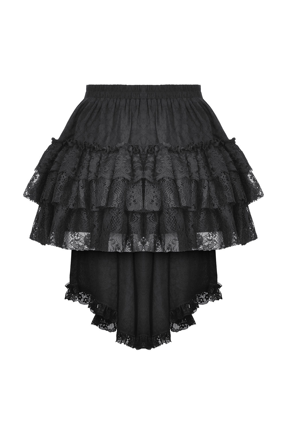 Dark in Love womens goth ruffled skirt