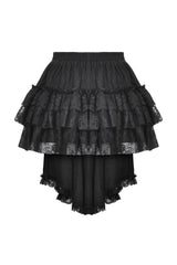 Dark in Love womens goth ruffled skirt