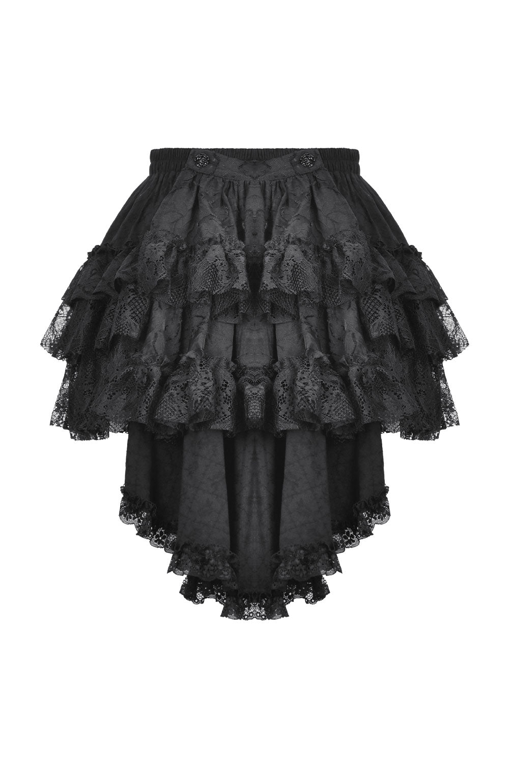 Womens puffy lace layered skirt shorts