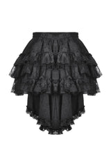 Womens puffy lace layered skirt shorts