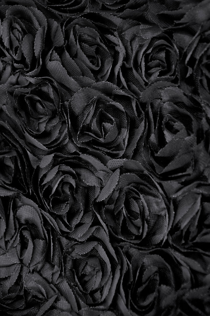Goth black rose shorts