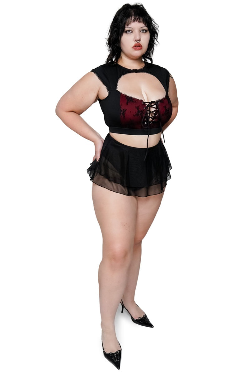 Strange Passion Swim Skirt