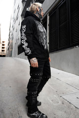 studded mens pants