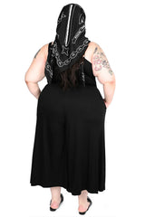 Foxblood womens plus size black jumpsuit