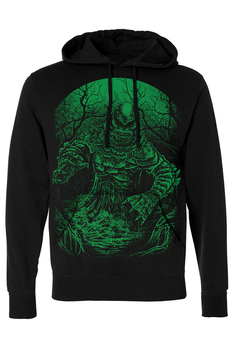 goth creature from the black lagoon hoodie