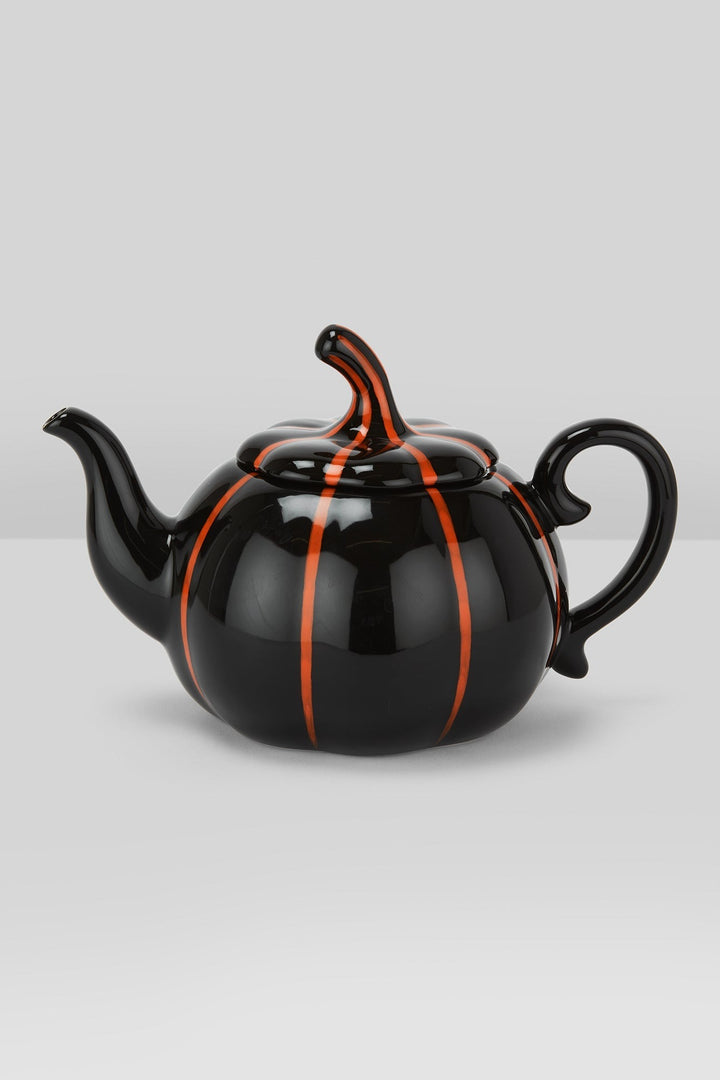 ceramic pumpkin shaped teapot