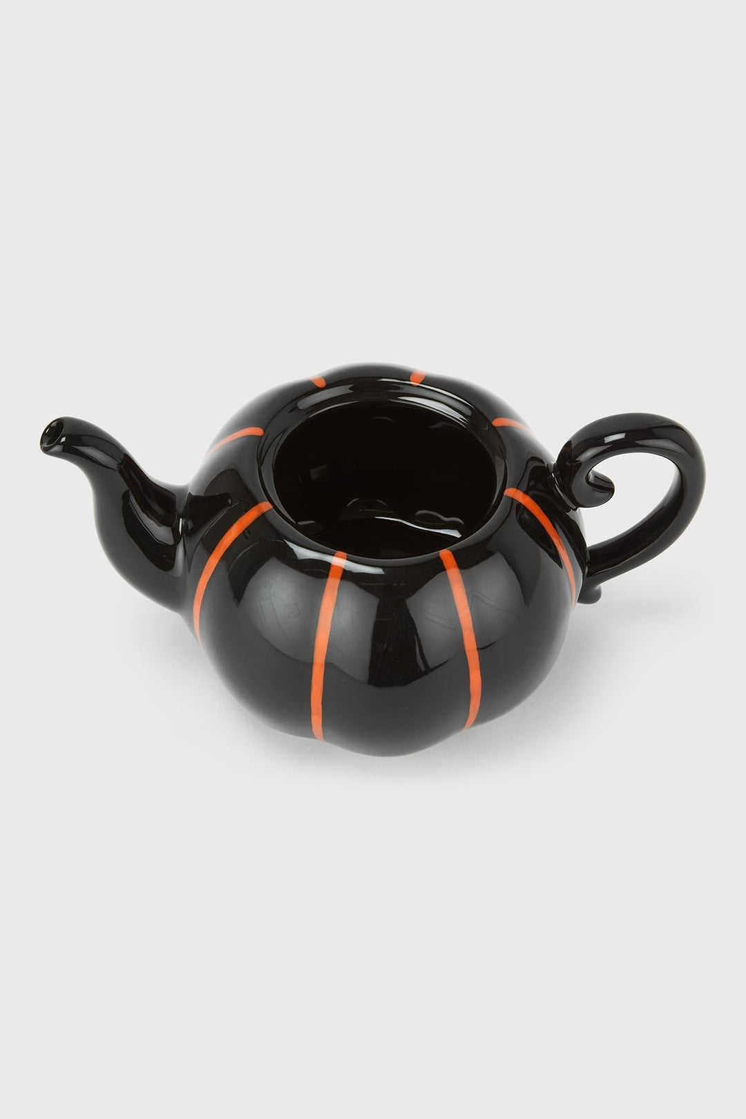 gothic pumpkin shaped teapot
